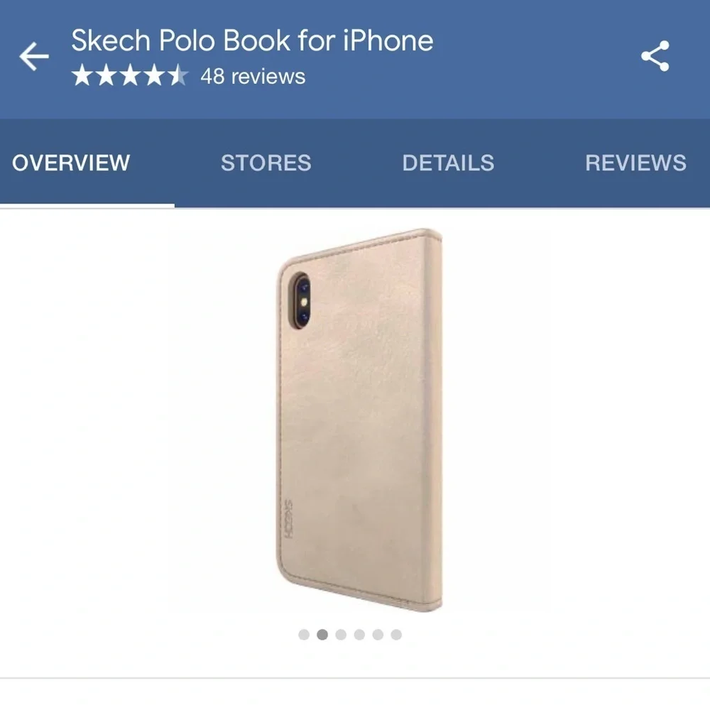Skech polo book wallet case for iphone x